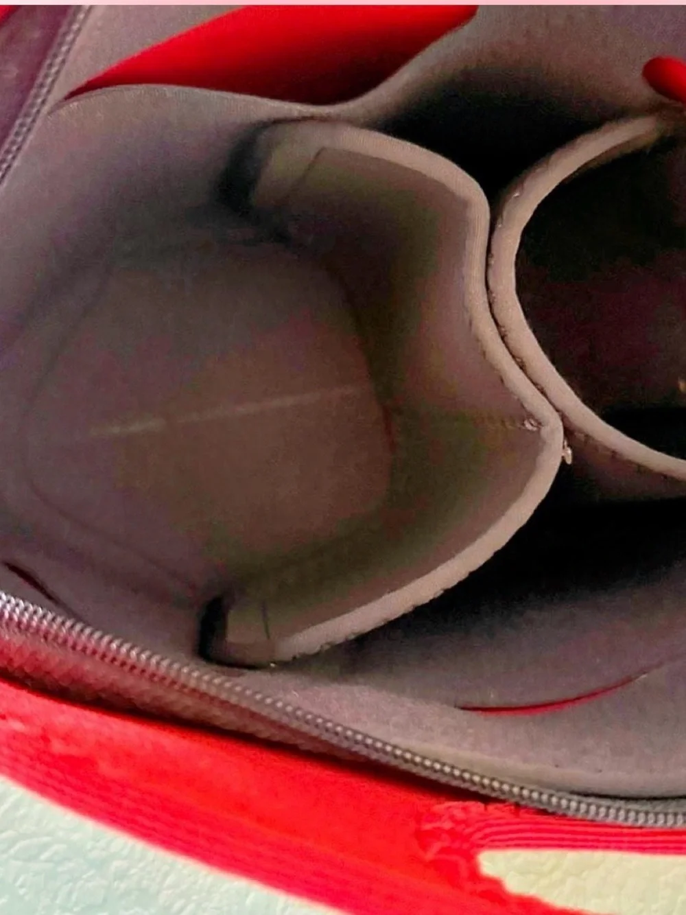BUILT Cargo Red Crossbody Medium Neoprene Polyester Camera Bag